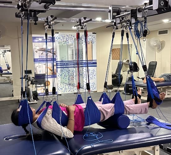 Neurac Redcord Suspension Therapy Equipment at DakshinRehab Kukatpally Hyderabad