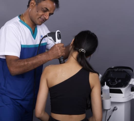 Neck pain fibromyalgia Treatment with Shockwave therapy